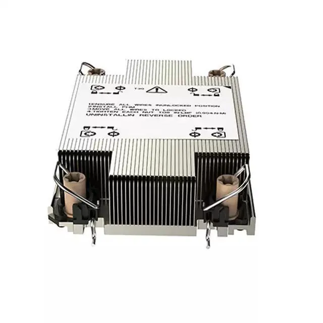 Alt view image 2 of 6 - LGA4677-M71 200W 1U Passive Server CPU Cooler, 3 Heat Pipes, Copper Base, 25.3mm Height for Intel LGA4677 Xeon Scalable 1U Rackmount