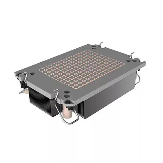 Alt view image 5 of 6 - LGA4677-M71 200W 1U Passive Server CPU Cooler, 3 Heat Pipes, Copper Base, 25.3mm Height for Intel LGA4677 Xeon Scalable 1U Rackmount