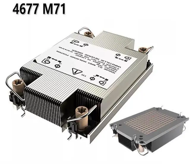 Main image of LGA4677-M71 200W 1U Passive Server CPU Cooler, 3 Heat Pipes, Copper Base, 25.3mm Height for Intel LGA4677 Xeon Scalable 1U Rackmount