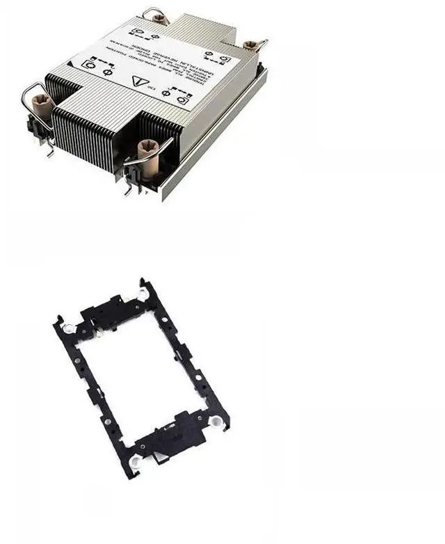 Main image of LGA4677-M71 200W 1U Passive Server CPU Cooler, 3 Heat Pipes, Copper Base, 25.3mm Height for Intel LGA4677 Xeon Scalable 1U Rackmount 1U 4677 - M71+CPU fixed bracket