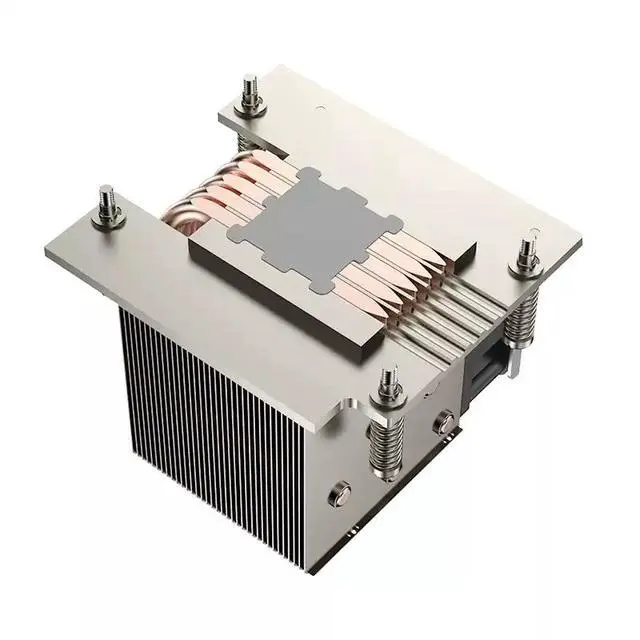 Alt view image 5 of 5 - AM4/5-2UR67 200W 2U CPU Cooler, 5 Heat Pipes, 11000RPM PWM Fan, 62CFM Airflow, 67.5mm Height for AMD AM5/AM4 2U Server