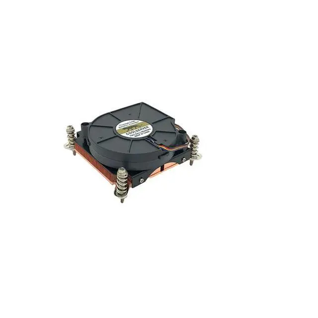 Alt view image 2 of 3 - 1U3CC 1700 85W 1U Server CPU Cooler, Full Copper Base + Fins, 70mm Blower PWM Fan 5000RPM, 29mm Height for Intel LGA1700 1U Server