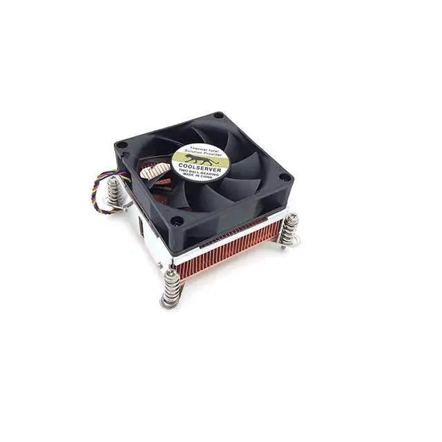 Alt view image 3 of 3 - LGA1700-2U3CC 110W 2U Server CPU Cooler, Full Copper, 4300RPM PWM Fan, 48mm Height for Intel LGA1700 2U Rackmount