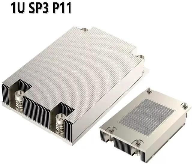 Main image of P11 Passive CPU Cooler for SP3/TR4 1U Server Fanless Heatsink, 3 Heatpipes, for AMD EPYC/Threadripper, Industrial PC/Workstation