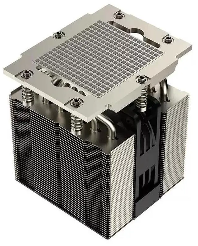 Alt view image 3 of 4 - 4U M95 PRO SP5 Server CPU Cooler 6-Heatpipe High-Speed Fan, Industrial-Grade Cooling for Workstation & AI Data Applications