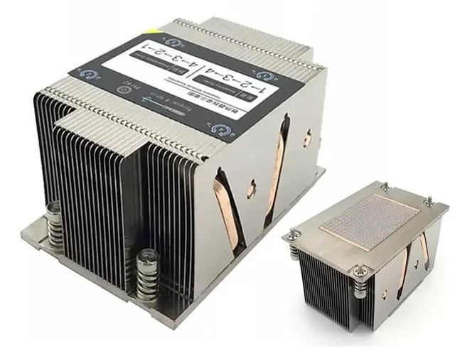 Main image of P21 2U Passive CPU Cooler for AMD SP3/TR4 Industrial/Server Heatsink with Copper Base, Fanless Cooling for EPYC/Threadripper Workstations