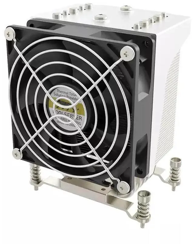 Main image of R22 4U Server CPU Cooler for AMD AM5/AM4 5-Heatpipe Dual Ball Bearing PWM Fan, 180W TDP, Industrial/Workstation Cooling