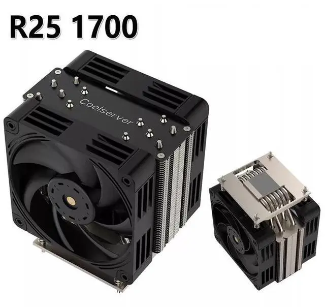 Main image of R25 Desktop Silent Dual-Fan PWM CPU Cooler for LGA1851/1700 Tower Heatsink for i9 13900K, 260W TDP, Quiet Operation