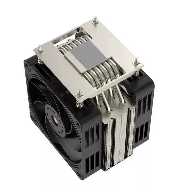 Alt view image 5 of 5 - R25 Desktop Silent Dual-Fan PWM CPU Cooler for LGA1851/1700 Tower Heatsink for i9 13900K, 260W TDP, Quiet Operation