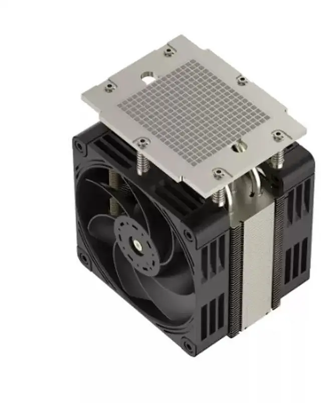 Alt view image 5 of 5 - M97 5U Server CPU Cooler for AMD SP5 5-Heatpipe Dual-Fan Heatsink for Industrial PC / Workstation / AI Computing, 260W+ TDP