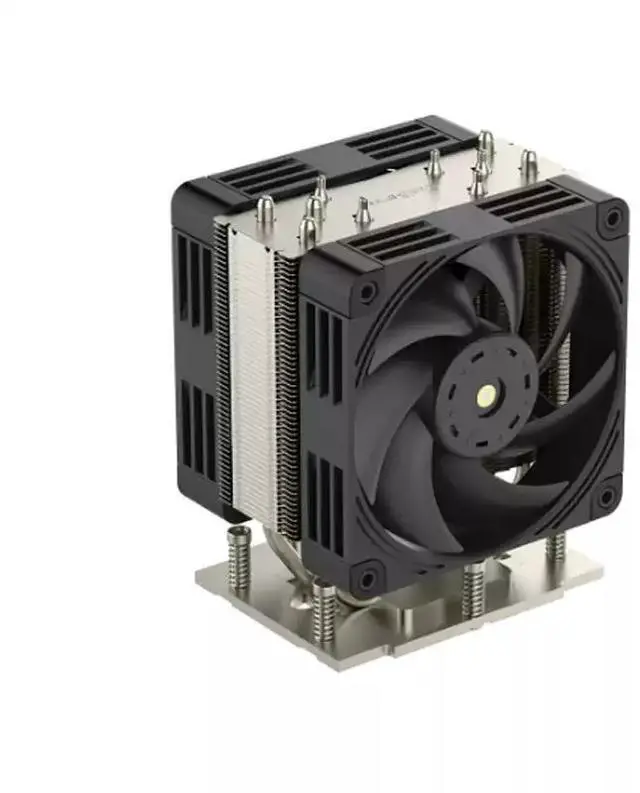 Alt view image 4 of 5 - M97 5U Server CPU Cooler for AMD SP5 5-Heatpipe Dual-Fan Heatsink for Industrial PC / Workstation / AI Computing, 260W+ TDP