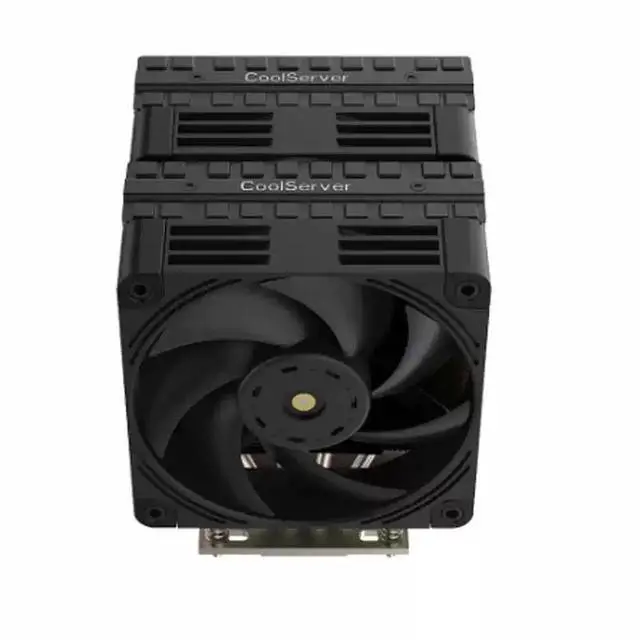 Alt view image 2 of 5 - M99 5U Tower CPU Cooler for AMD SP3 6-Heatpipe Dual-Fan Heatsink, for EPYC 7002 Series Servers/Workstations