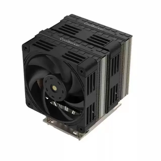 Alt view image 3 of 5 - M99 5U Tower CPU Cooler for AMD SP3 6-Heatpipe Dual-Fan Heatsink, for EPYC 7002 Series Servers/Workstations