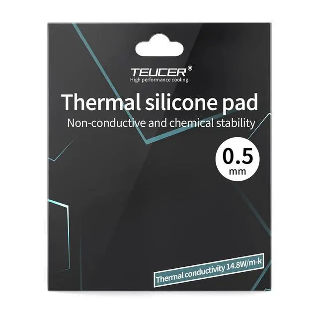 Alt view image 2 of 6 - Thermal Pad 14.8 W/mK, 120x120x0.5mm, Non Conductive Heat Resistance High Temperature Resistance, Silicone Thermal Pads for Laptop Heatsink GPU CPU LED Cooler (0.5mm)