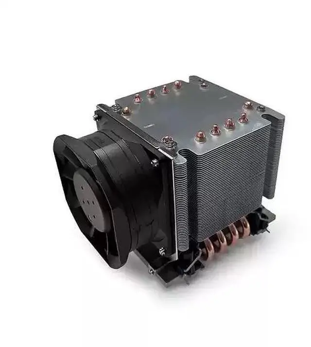 Main image of Intel LGA 7529 3U Active Server CPU Cooler C3 570W TDP, 80mm PWM Blower, Aluminum Stacked Fins with Direct-Contact Heat Pipes