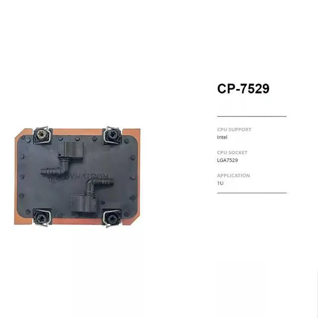 Alt view image 4 of 4 - CP-7529 LGA7529 CPU Water Block / Server Liquid Cooling Heatsink