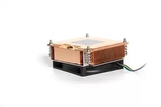 Alt view image 4 of 5 - R30 2U Full-Copper Server Heatsink with Vapor Chamber (VC) and Fan, Compatible with LGA2011 / LGA2066 Sockets