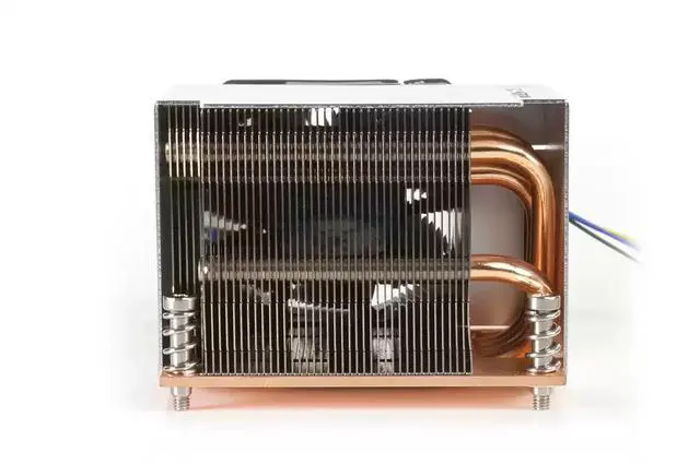 Alt view image 2 of 5 - R5 2U Full-Copper Server Heatsink with 4 Heat Pipes for Intel Socket 2011