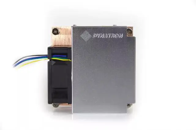 Alt view image 4 of 5 - R5 2U Full-Copper Server Heatsink with 4 Heat Pipes for Intel Socket 2011