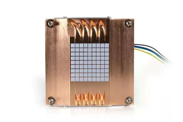 Alt view image 5 of 5 - R5 2U Full-Copper Server Heatsink with 4 Heat Pipes for Intel Socket 2011