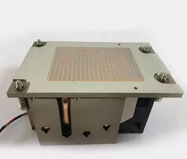 Alt view image 2 of 3 - NRA28 2U Active Server Heatsink for AMD EPYC SP3 Socket with Heat Pipes and Dual Ball-Bearing Fan