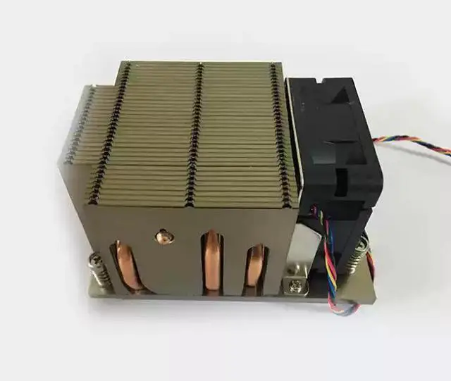 Main image of NRA28 2U Active Server Heatsink for AMD EPYC SP3 Socket with Heat Pipes and Dual Ball-Bearing Fan
