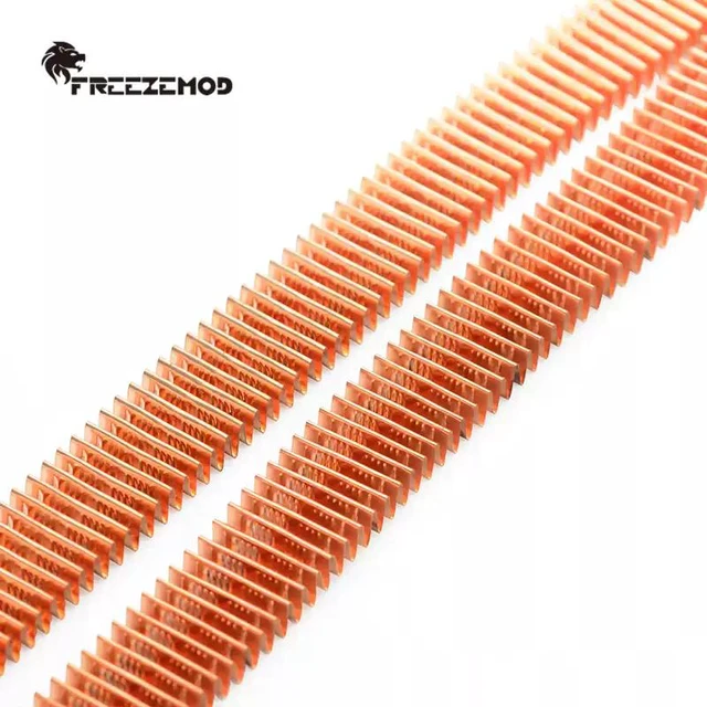 Alt view image 3 of 6 - TSRP-BP480 PC Water Cooling Radiator 480mm, Copper Fins, 27mm Thick, Matte Black, G1/4" Thread, for Custom Loop Cooling