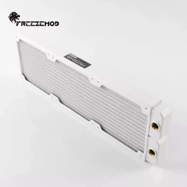 Alt view image 3 of 7 - TSRP-TW360 PC Water Cooling Radiator 14 Flat Tubes, Copper Fins, Piano White