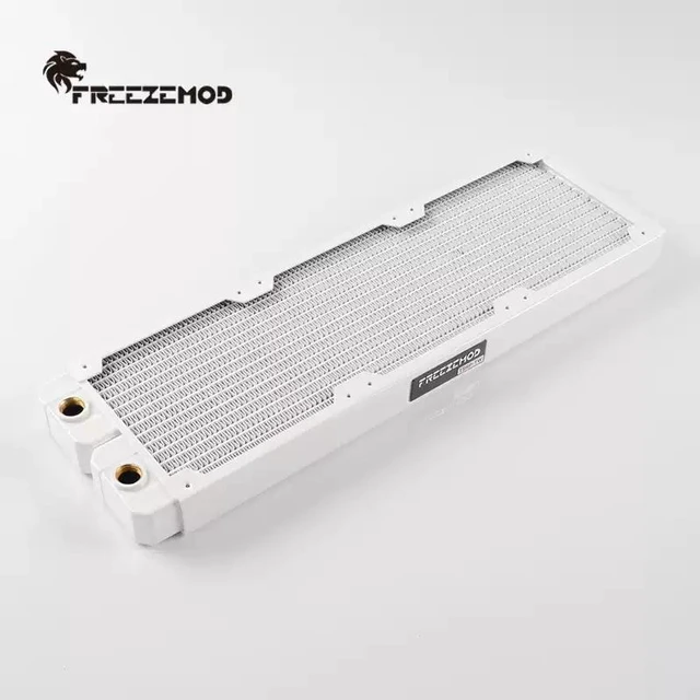Main image of TSRP-TW360 PC Water Cooling Radiator 14 Flat Tubes, Copper Fins, Piano White