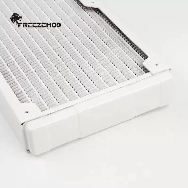Alt view image 5 of 7 - TSRP-TW360 PC Water Cooling Radiator 14 Flat Tubes, Copper Fins, Piano White