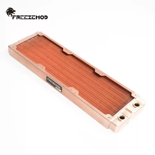 Main image of TSRP-ZT-360TG PC Water Cooling Radiator All-Copper, 7mm Round Tubes, G1/4 Threads