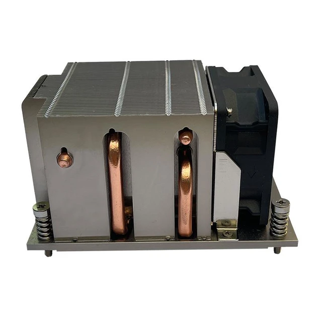 Alt view image 3 of 4 - FOR AMD SP3 2U Server CPU Cooler Pure Copper Base, Desktop PC Air Cooling Fan