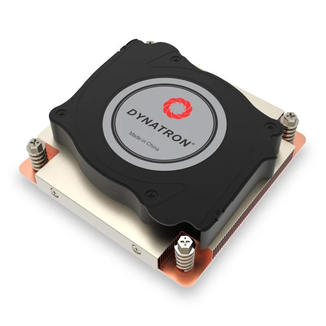 Alt view image 4 of 5 - Q7 1U Active CPU Cooler for LGA1700 Copper Vapor Chamber, 150W TDP, PWM Blower Fan