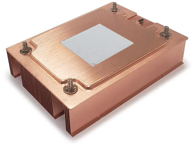 Main image of A46 1U Passive CPU Cooler for AM4/AM5 Copper Vapor Chamber, 120W TDP, Fanless for 1U Server/ITX