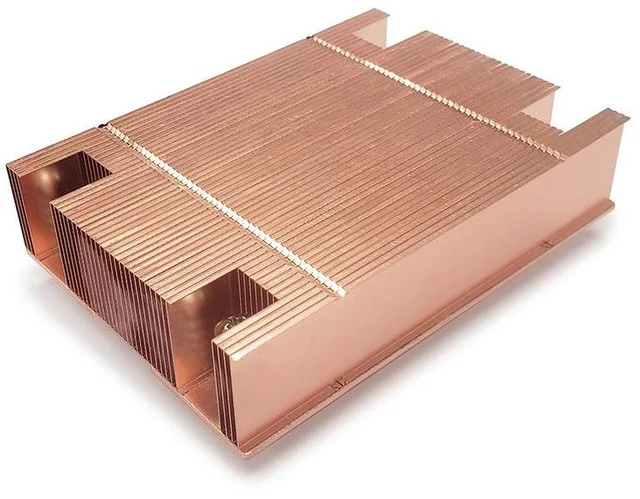 Alt view image 2 of 4 - A46 1U Passive CPU Cooler for AM4/AM5 Copper Vapor Chamber, 120W TDP, Fanless for 1U Server/ITX