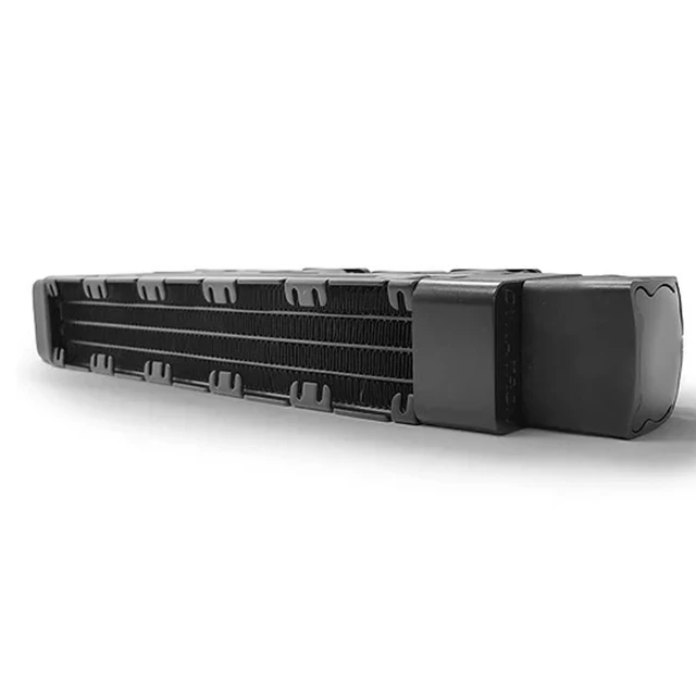Alt view image 2 of 4 - FOR 1U 1700 AM5 Server AIO Liquid Cooler Radiator Industrial Fan TL33