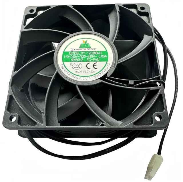 Alt view image 2 of 7 - XY-12038B2H EC-Fan 110V-240V 0.06A 12CM 120×120×38mm Cabinet EC Cooling Fan for XY-12038B2H High Air Volume Fan Cabinet Case Cooling Fan 50/60HZ