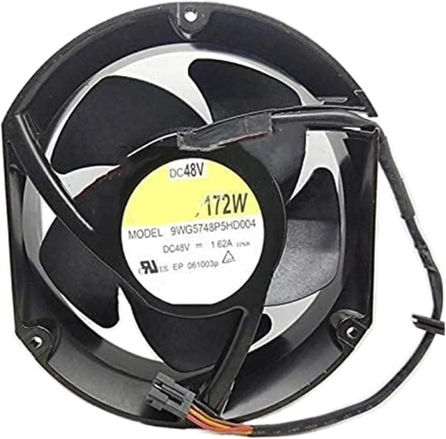 Main image of 9WG5748P5HD004 IP68 Waterproof Cooling Fan, 48V 1.62A, 4-Wire, for Inverter & Cabinet Cooling