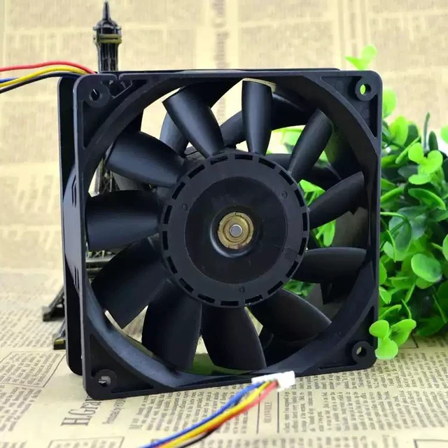 Alt view image 3 of 5 - AVC 2B12038B48U DC High Airflow Fan DC 48V 1.3A, 12CM (12038)