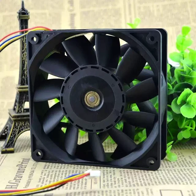 Alt view image 4 of 5 - AVC 2B12038B48U DC High Airflow Fan DC 48V 1.3A, 12CM (12038)
