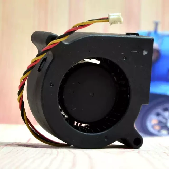 Alt view image 3 of 5 - BD126025HB Turbo Blower Fan, DC 12V 0.3A, 6025 Size (60×60×25mm), Dual Ball Bearing, 7500RPM