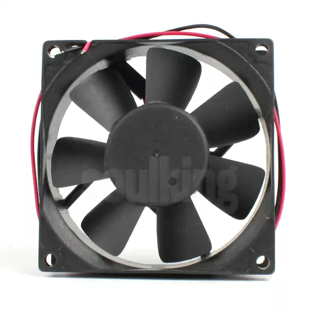 Alt view image 2 of 5 - AD0812UB-A71GL Cooling Fan 8025 Size (80×80×25mm), DC 12V 0.45A, Dual Ball Bearing, 3900RPM, 8CM