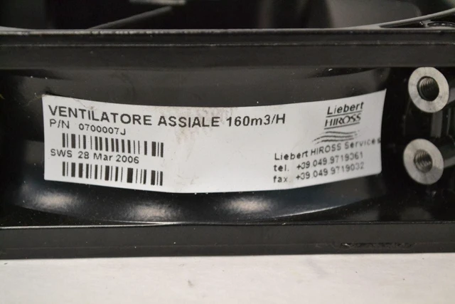 Alt view image 3 of 4 - 4650N Axial Cooling Fan 230V AC, 120mm, 19W, Metal Housing, for Cabinet/Control Panel Cooling
