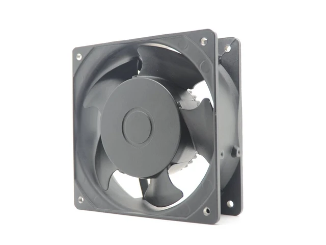 Alt view image 5 of 7 - KA1238HA2 All-Metal Waterproof Industrial Cooling Fan AC 220V, 12038 Size (120×120×38mm),Magnesium Alloy Frame, for Cabinet/Server/Inverter Cooling
