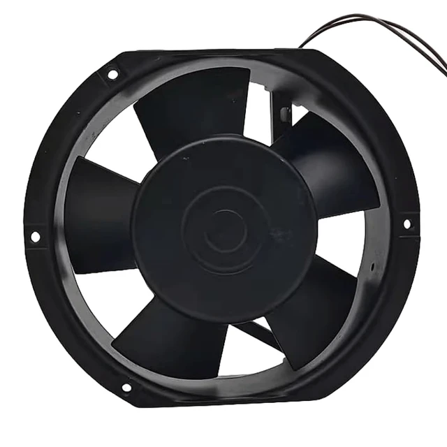 Alt view image 3 of 6 - KA1725HA2 Cooling Fan 220V, 0.27/0.23A, 17CM (17251 Size), Ball Bearing, Leadwire Type, for Cabinet/Server/Inverter Cooling