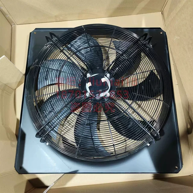 Alt view image 2 of 5 - AS800B3-AL5-06 External Rotor Axial Fan 400V, 800mm Impeller, 2000/1250W, 920/760RPM, Metal Housing, for Air Conditioning/Refrigeration/Industrial Ventilation