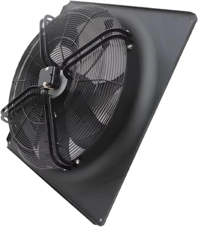 Alt view image 3 of 5 - AS800B3-AL5-06 External Rotor Axial Fan 400V, 800mm Impeller, 2000/1250W, 920/760RPM, Metal Housing, for Air Conditioning/Refrigeration/Industrial Ventilation