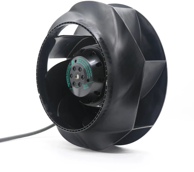 Main image of R2E225-RA92-09 RadiCal Backward Curved Centrifugal Fan 230V AC, 225mm Impeller, 155/210W, 2500/2600RPM, Dual Ball Bearing, for Air Purification/Cabinet Cooling/HVAC