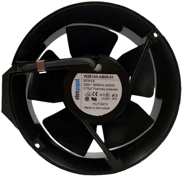 Main image of W2E143-AB09-01 Axial Cooling Fan 230V AC, 172×51mm, 24/30W, 2800/3300RPM, 420m³/h, Ball Bearing, for Inverter/Cabinet/Industrial Equipment Cooling