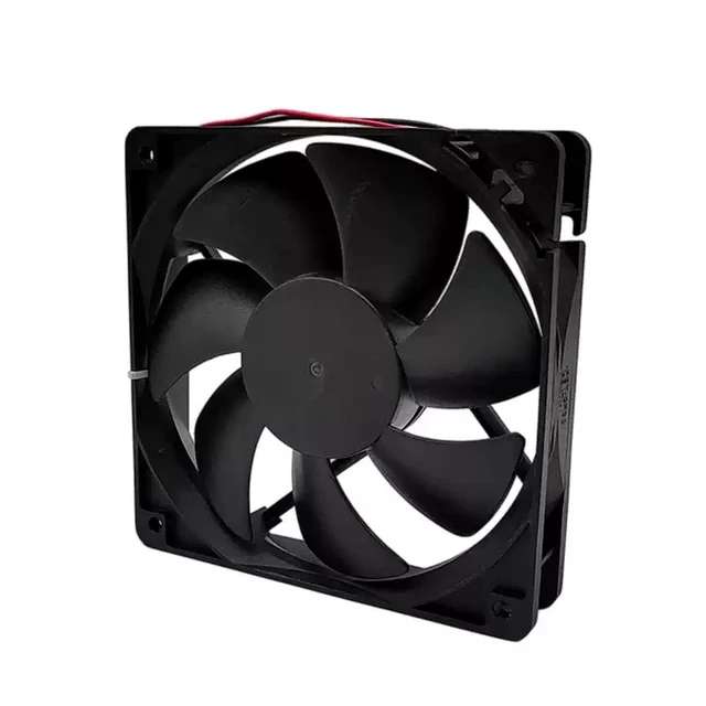 Alt view image 4 of 5 - AD1224UB-A71GL Cooling Fan 12025 Size, 24V 0.25A, Dual Ball Bearing, 2500RPM, for Inverter/Server/Industrial Cabinet Cooling - 2-Wire Connector